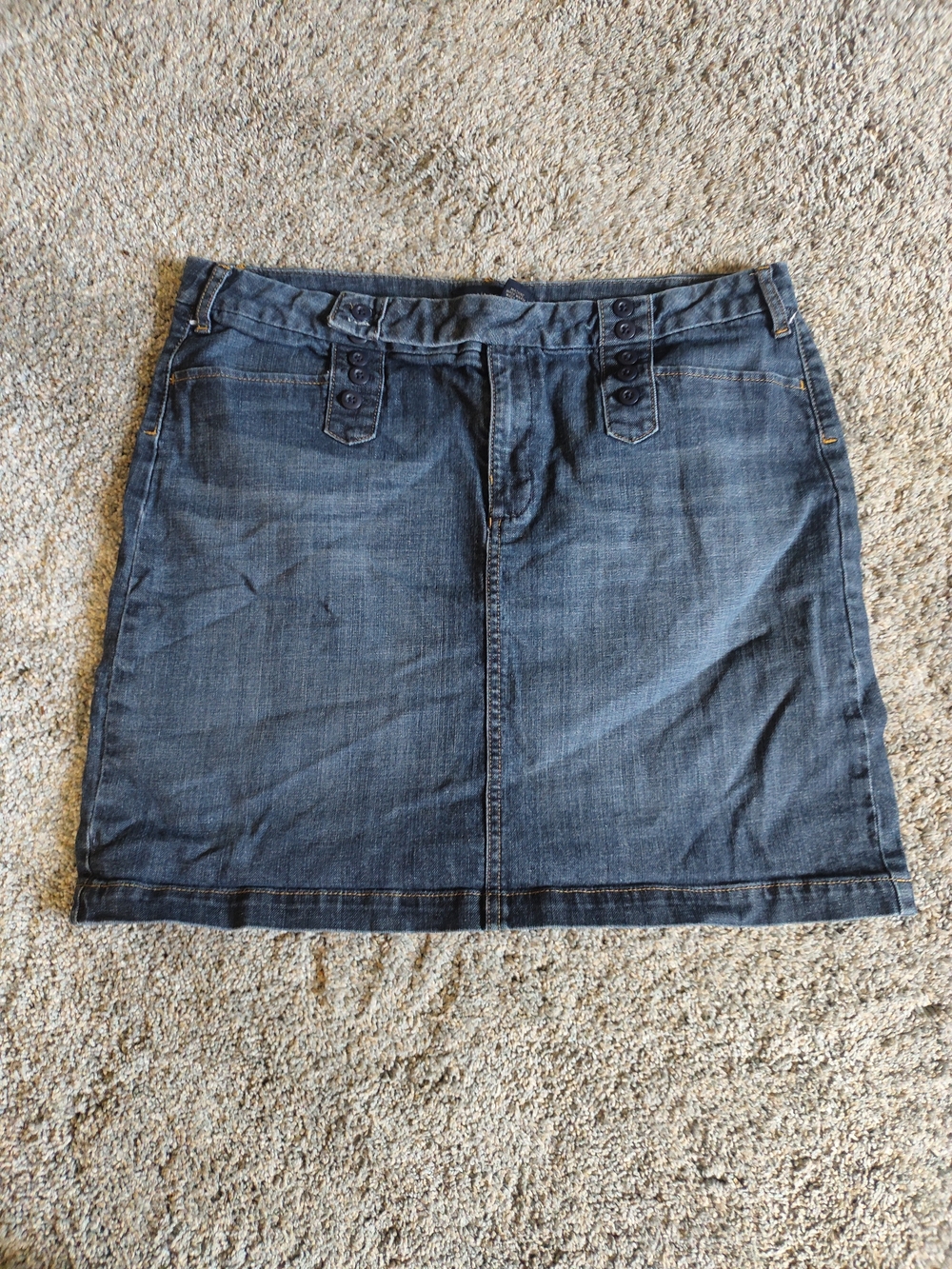 Banana Republic Dark Blue Denim Mini Skirt